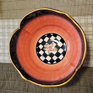 AMBER ROSE by NANETTE VACHER for AMBIANCE COLLECTION   RARE SOUP / CEREAL BOWL